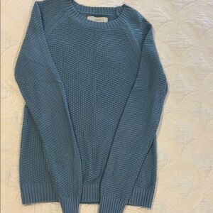 LOFT Blue Textured Sweater